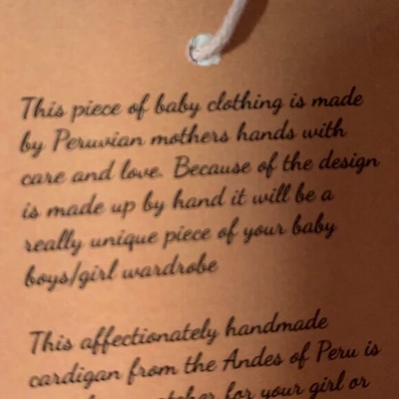 Peruvian Handmade Sweater - Picture 5 of 5